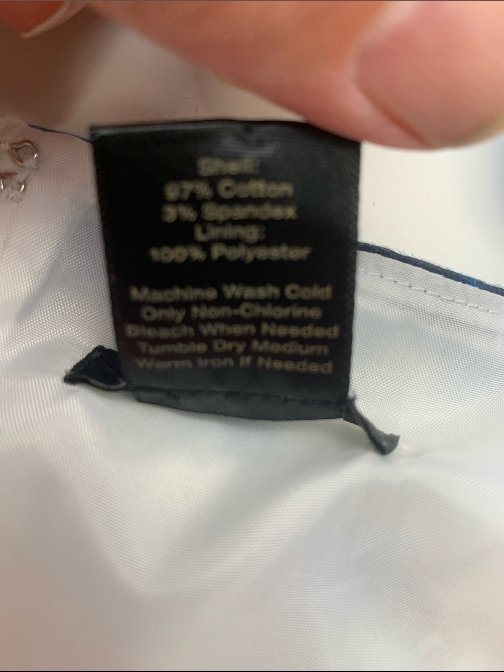 Ann Taylor Blue and White Floral Midi Shift Dress, Lined, Back Zipper - Picture 10 of 11